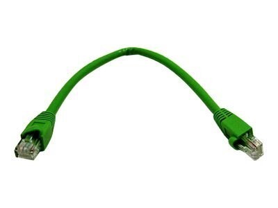 Black Box Cat6 Molded Patch Cable With Boot, Green, 14FT