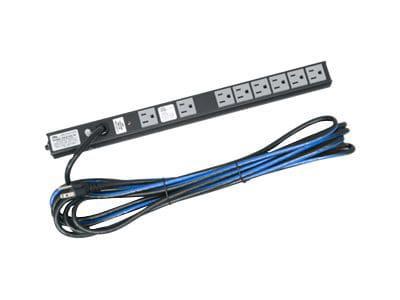 Bogen 15-Amp Power Strip, (8) Outlets, Nema 5-15P, 20FT Cord, Mov/Emi/Cb