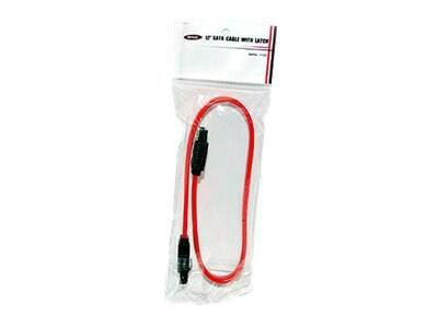 Bytecc Sata Data Cable With Latch, 12In