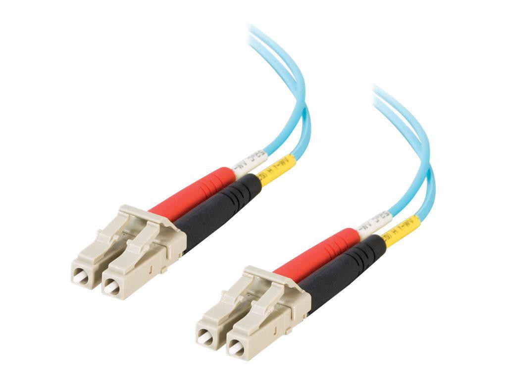 Cables To Go C2G 10M LC-LC 10Gb 50/125 Om3 Duplex Multimode Fiber Optic Cable (Taa Compliant) - Aqua