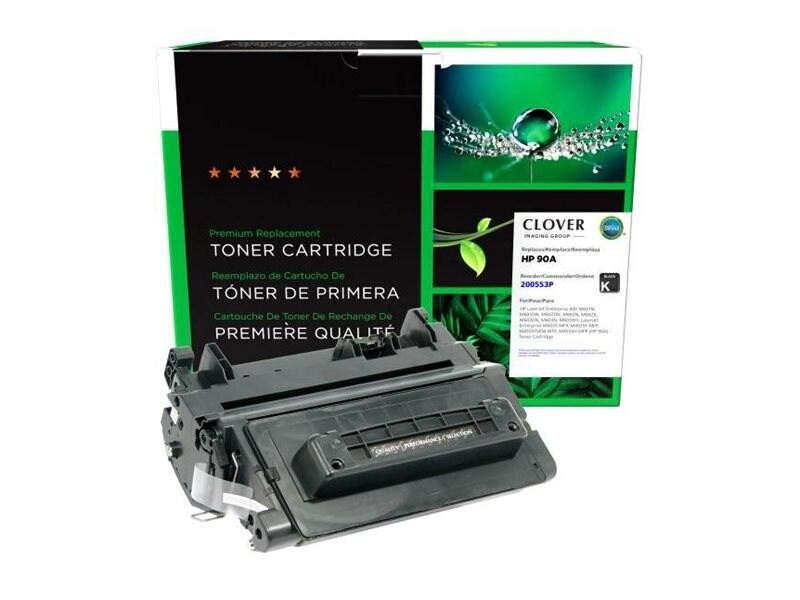 Clover Imaging Group Refurb. Ce390a Black Toner Cartridge For HP LaserJet Enterprise 600 M601, M602, M603 & M4555 Series