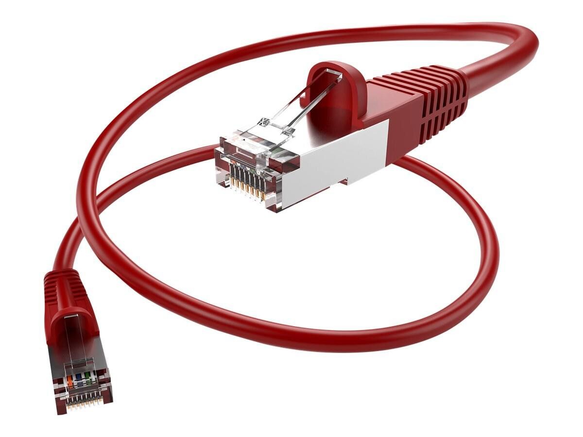 Unc Group Unc Cat6 Shielded Snagless Patch Cable, Red, 6FT.