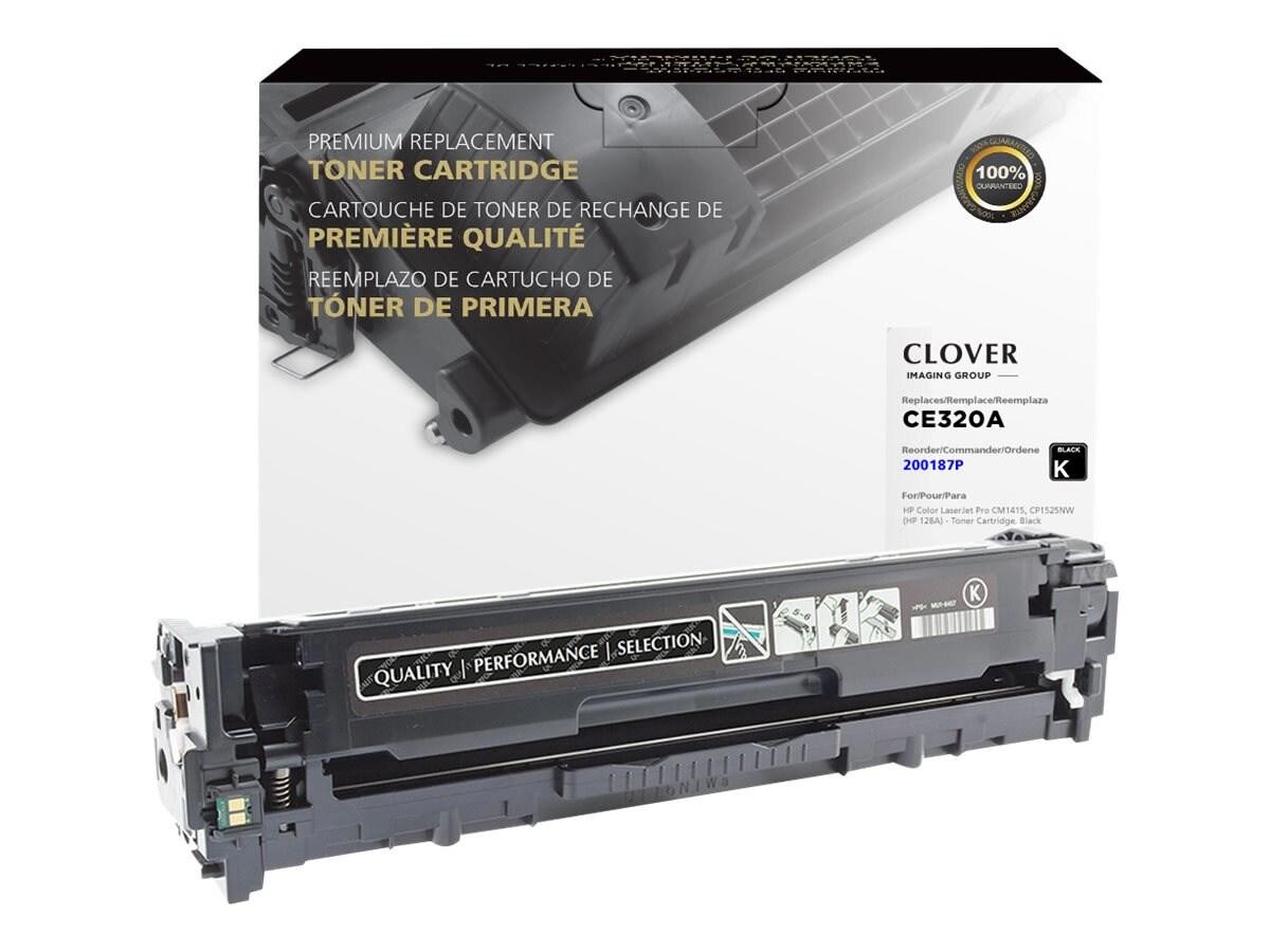 Clover Imaging Group Ce320a Black Toner Cartridge For HP CM1415, CP1525
