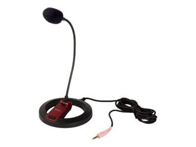 Syba Multimedia Syba Hi-Fi Desktop Microphone, Base, Gooseneck, Mute Button