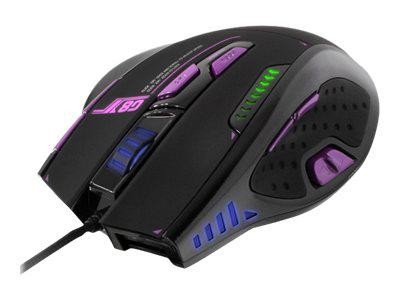Aluratek Usb 8200Dpi Laser Gaming Mouse W/ Programmable & Adjustable Weights
