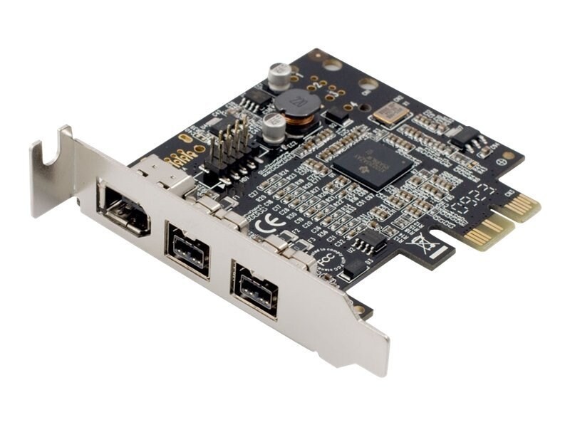 Syba Multimedia Syba 3-Port Firewire PCIe X1 Card With Texas Instruments Chipset