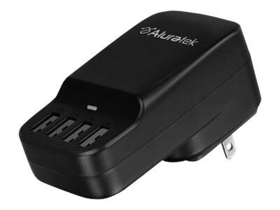 Aluratek 4-Port Usb Charging Station