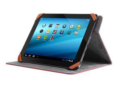 Aluratek Universal Folio Travel Case For 9.7"/10" Tablet & iPads, Red