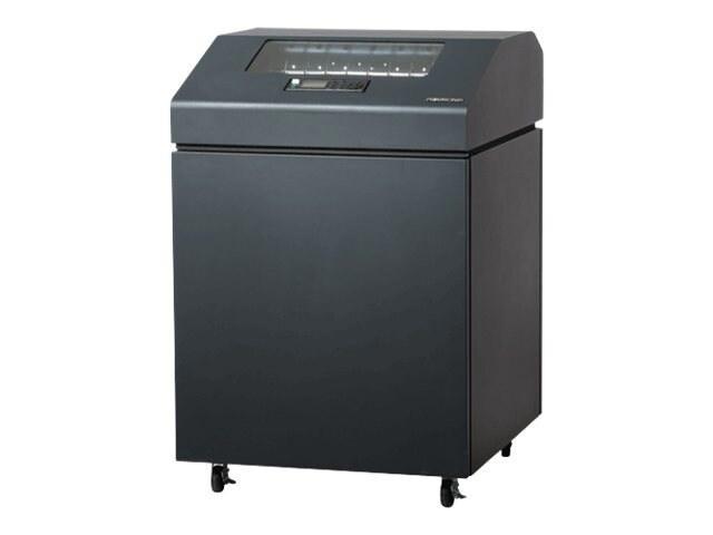 Printronix P8205 500LPM Line Matrix Printer W/ Cabinet