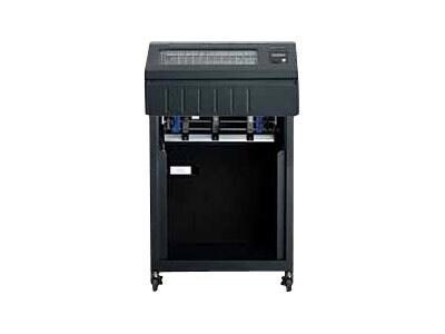 Printronix 500 LPM 0-Tear Line Matrix Impact Printer W/ Pedestal