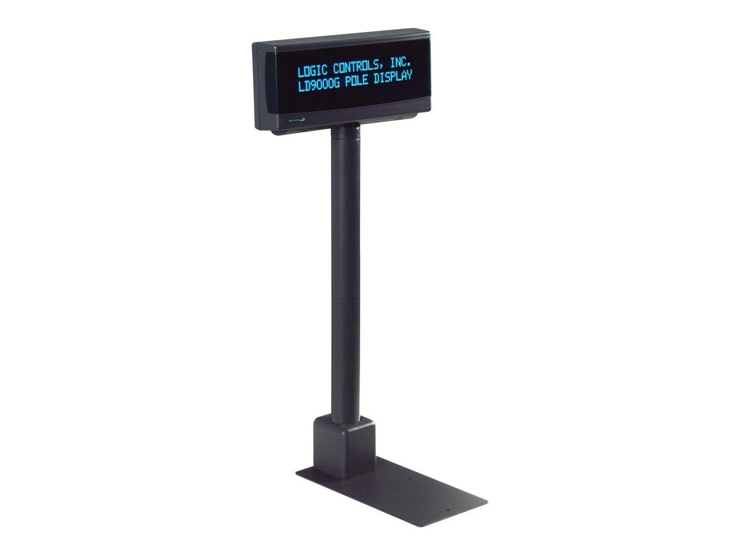 Logic Controls Bematech Pole Display, 9.5MM 2X20, Usb, Dark Gray