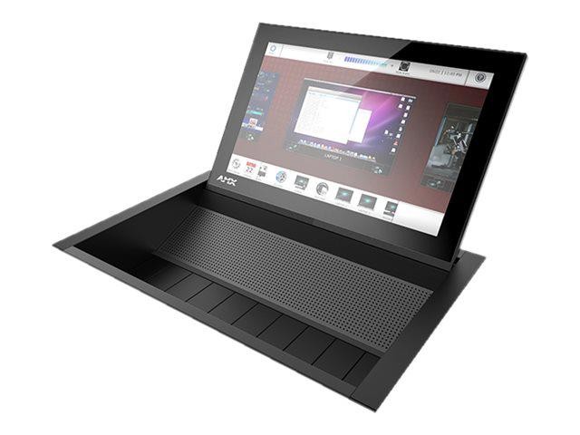 Amx 10 Module HydraPort Modular Table Box With 10.1" Touch Panel