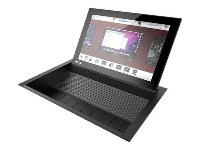 Amx 10 Module HydraPort Modular Table Box With 10.1" Touch Panel