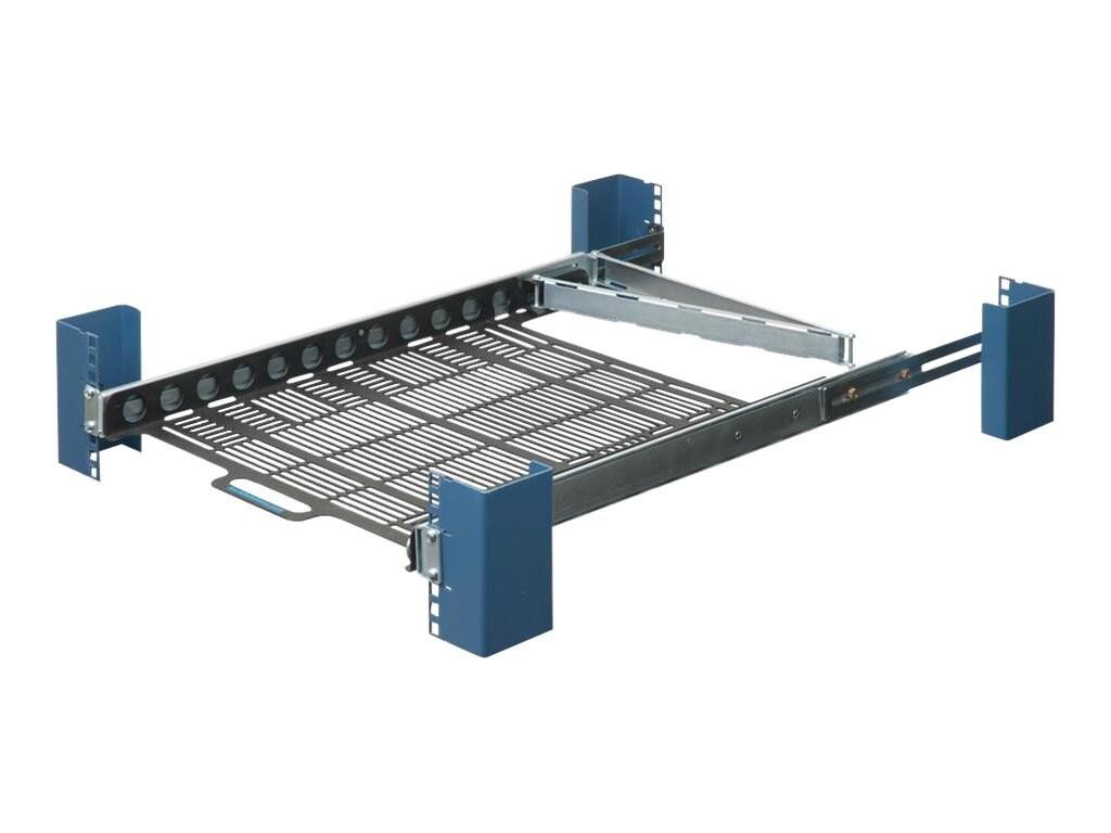 Innovation First Rack Solutions 4-Post 20" Sliding Shelf Light Duty 45LB Capacity Shallow Depth