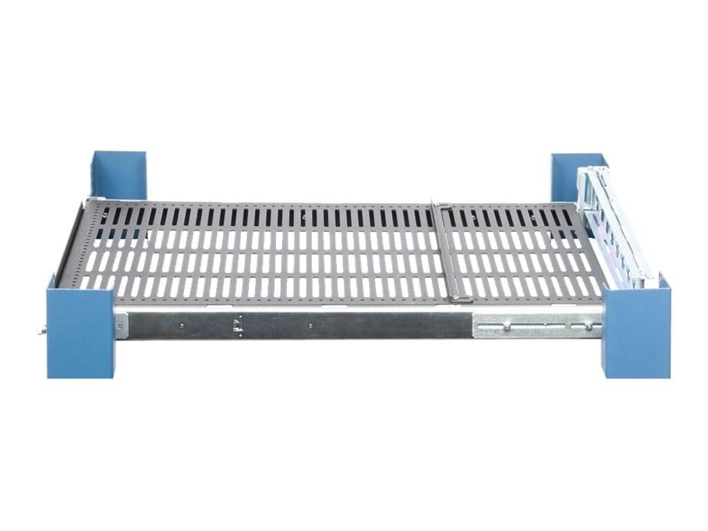 Innovation First Rack Solutions 4-Post 22" Sliding Shallow Shelf Medium Duty 95LB Capacity