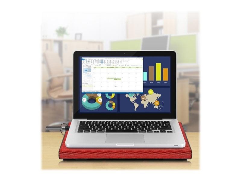 Aluratek Usb Laptop Cooling Pad, Red