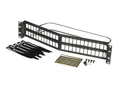 Ortronics 48-Port Cat6a Shielded Angled Patch Panel