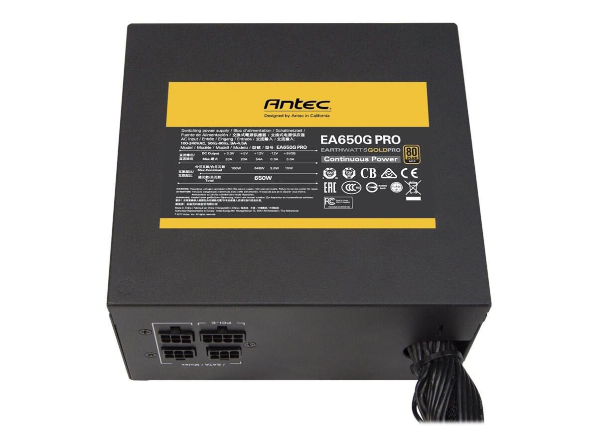 Antec Power Supply Unit, EarthWatts Gold Pro, 650W