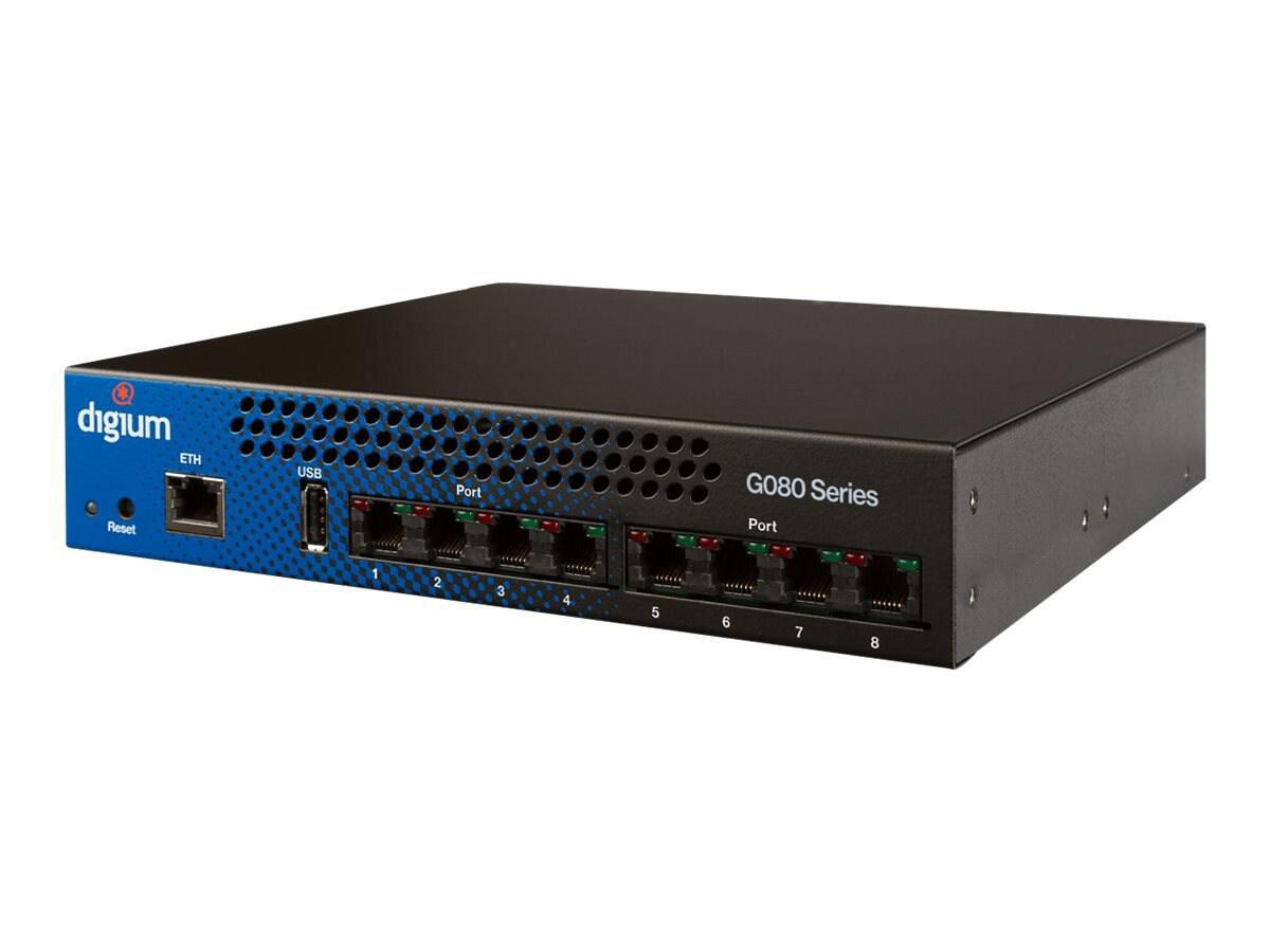 Digium 4 Port Analog FXS And 4 Port Analog Fxo To VoIP Gateway,US