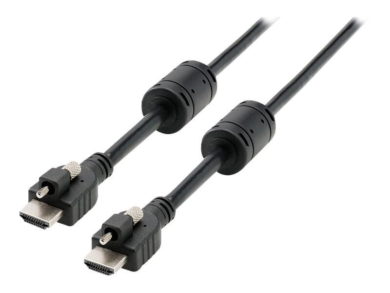 Kanex High Speed Hdmi M/M Locking Cable, Black, 3FT