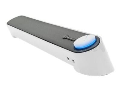 Accessory Power Desktop Computer Soundbar Speaker W/ Easy Access Headphone & Mic Jack