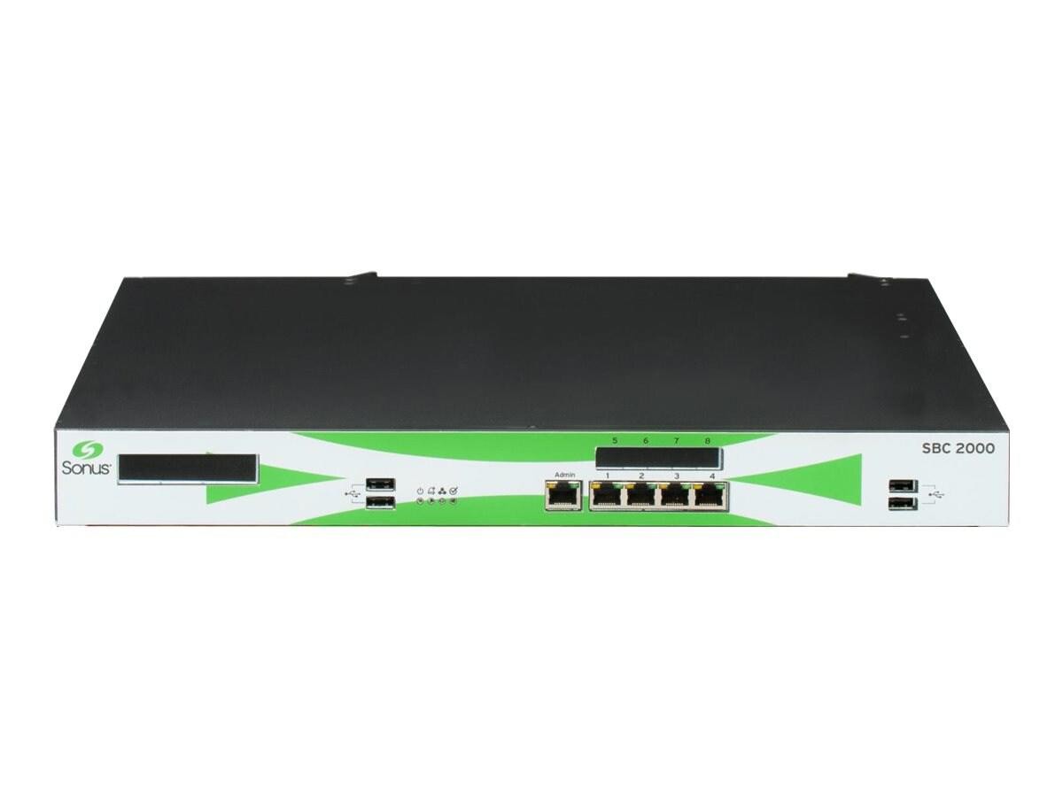 Ribbon Communications Revised SBC 2000 W/ 4 DSPS. Sip:Sip Lice