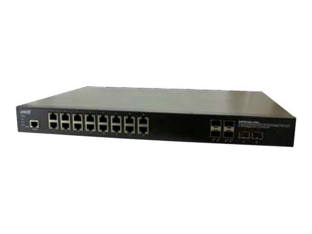 Lantronix Mgdhrdpoe+Swt 16 10/100/1000B-Tperppoe+ 4 100/1000 SFP 2 1G/10G SFP+
