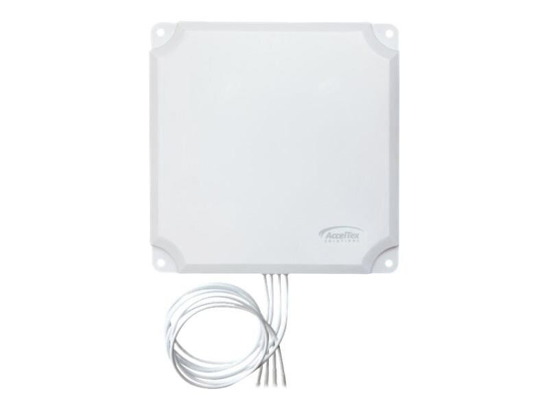 AccelTex Solutions AccelTex 2.4/5 GHz 13 dBi 4 Element Indoor/Outdoor Patch Antenna With Rpsma