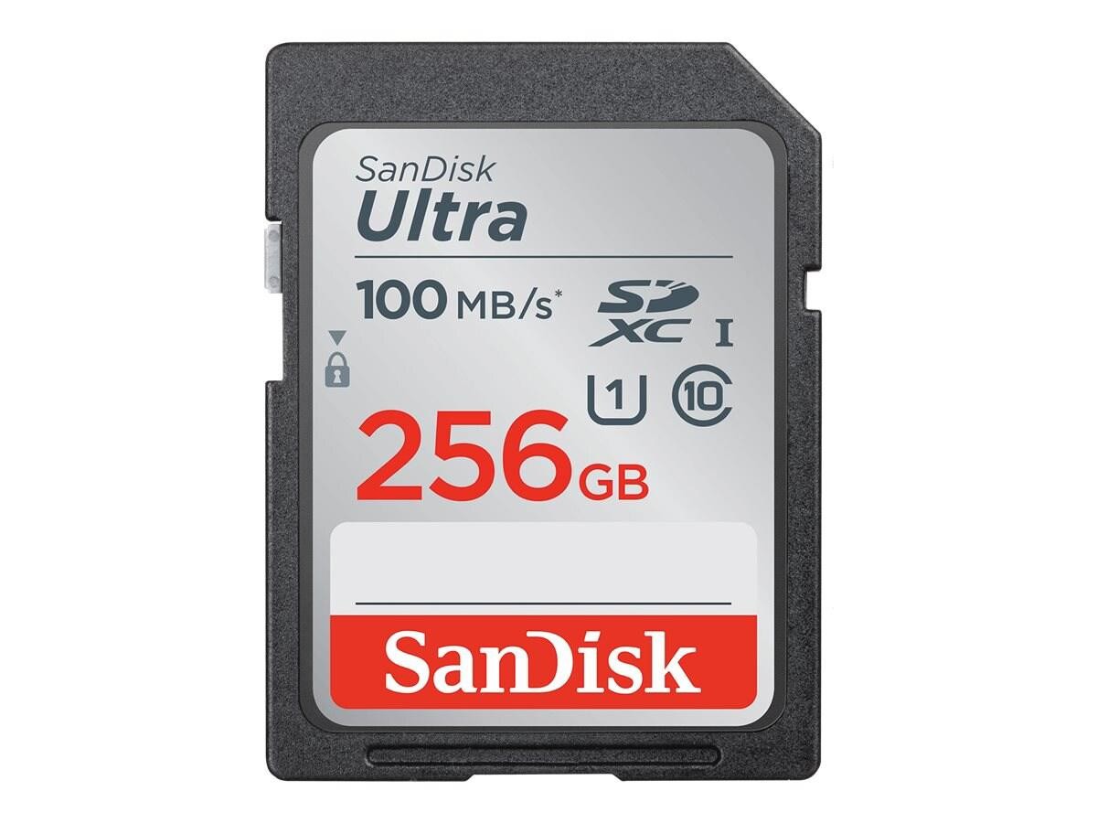 SanDisk Sandisk Ultra SDHC Memory Card, 256GB, SDSDUNR-256G-AN6in, C10, U1, U
