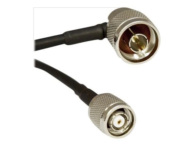 AccelTex Solutions AccelTex 195 Series Right Angle N-Style Plug To RPTNC Plug Cable, 2FT