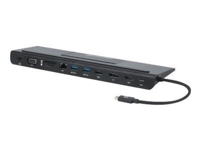 Manhattan Usb-C 11-In-1 Triple-Monitor Docking Station