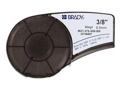 Brady 0.75"X21' M21 B595 White/Black Label Cartridge