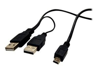 Bytecc Usb 2.0 Y Cable, A Male X 2 To