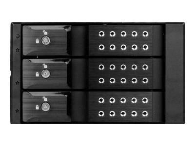 iStarUSA 2X5.25 To 3X3.5 Sas Cage Black