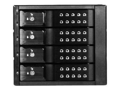 iStarUSA 3X5.25 To 4X3.5 Sas Cage Black