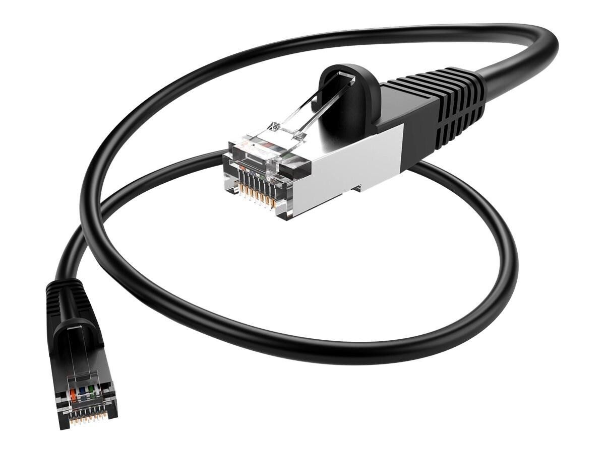 Unc Group Unc Cat5e Shielded FTP Snagless Patch Cable, Black, 10FT