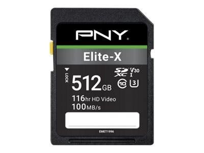 PNY Elite-X 512 GB Class 10/UHS-I (U3) SDXC
