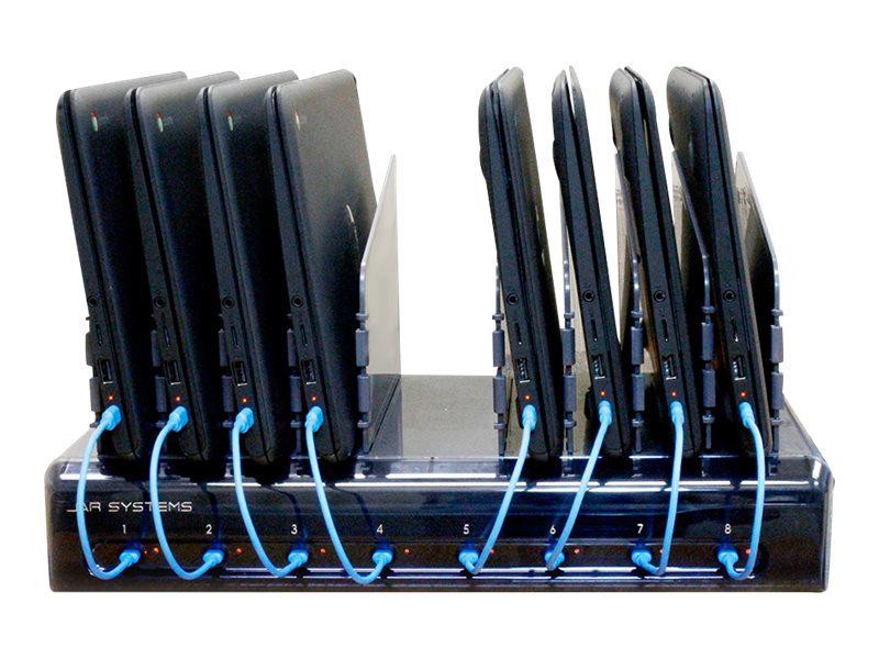 Jar Systems 8-Unit Universal Usb-C Charging Dock