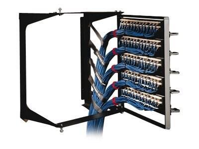 Ortronics Rack Wallmount 21"HX19"WX18"D Swing Ez Black