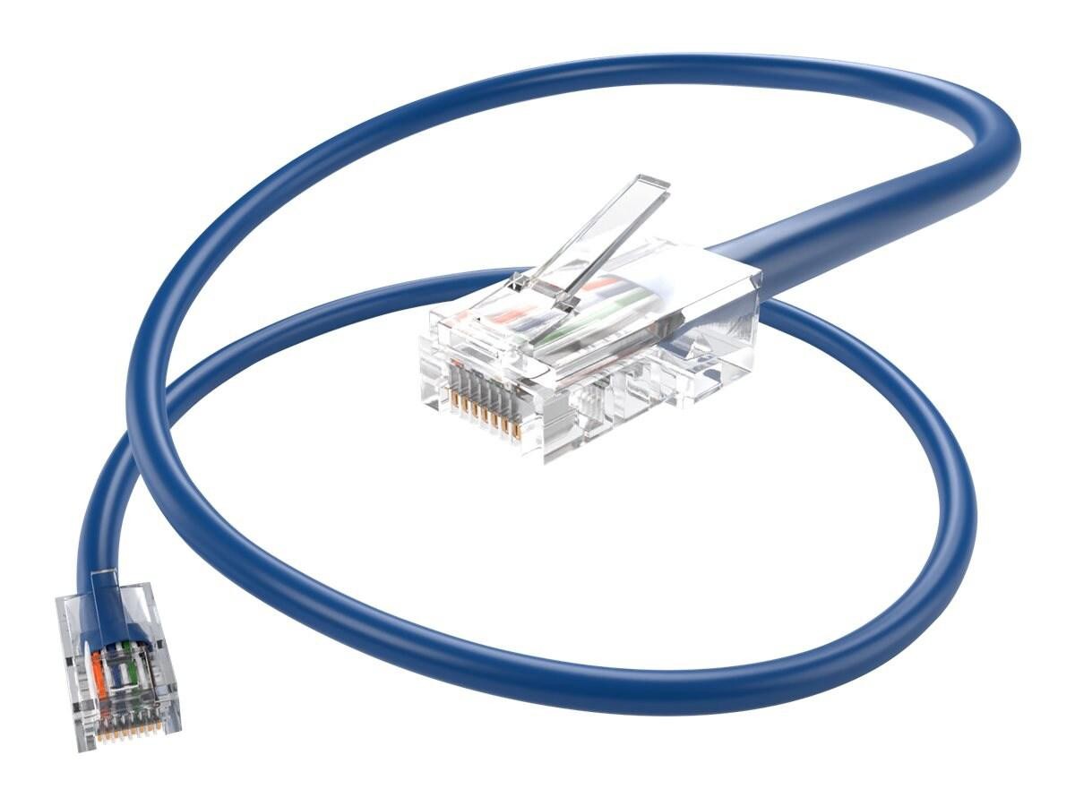 Unc Group Unc Cat6 Utp Non-Booted Patch Cable, Blue, 100FT
