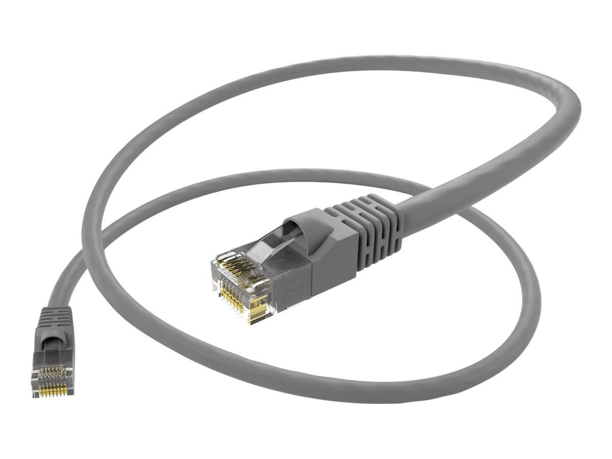 Unc Group Unc Cat6 Snagless Patch Cable, Gray, 75FT