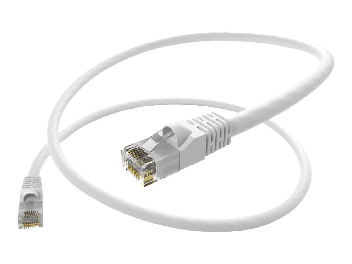 Unc Group Unc Cat6 Snagless Patch Cable, White, 25FT