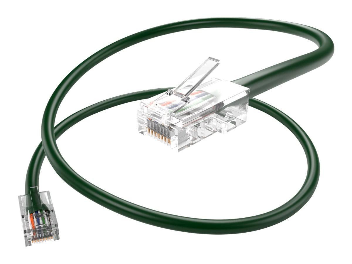 Unc Group Unc Cat6 Bootless Patch Cable, Green, 20FT