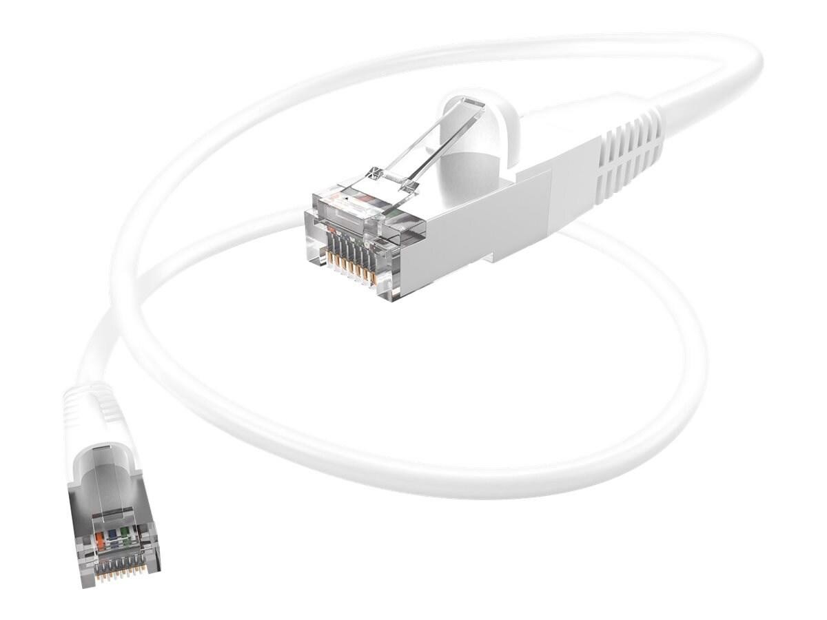 Unc Group Unc Cat6 Shielded S/FTP Snagless Patch Cable, White, 20FT