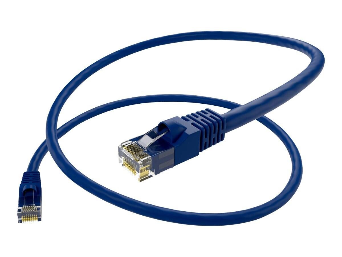 Unc Group Unc Cat6 Snagless Patch Cable, Blue, 100FT