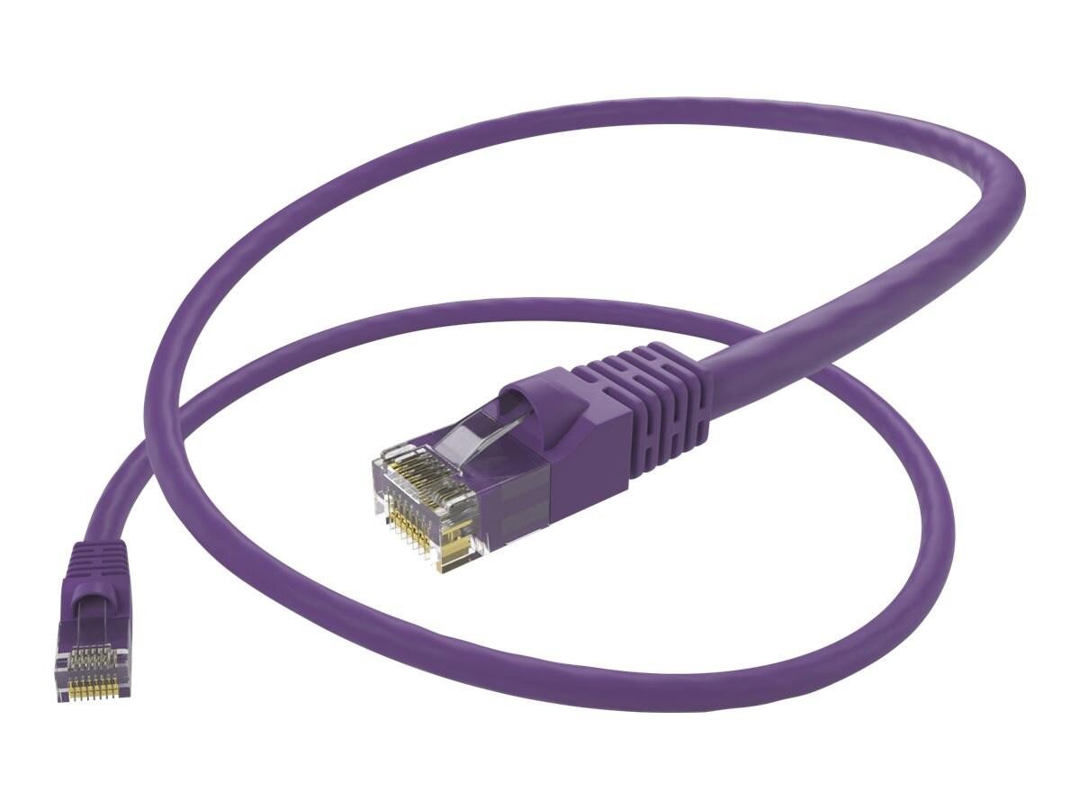 Unc Group Unc Cat6 Snagless Patch Cable, Purple, 20FT