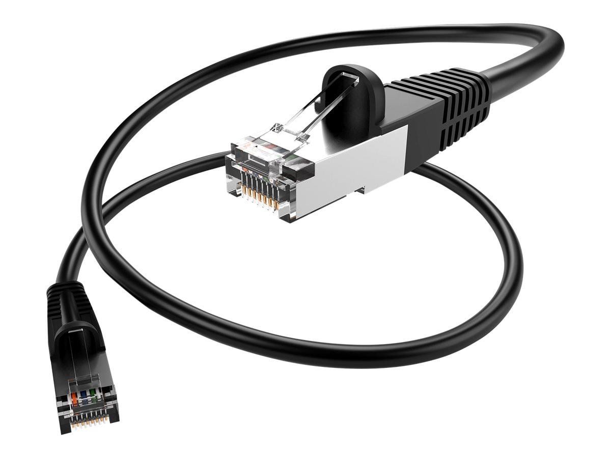 Unc Group Unc Cat6 Shielded S/FTP Snagless Patch Cable, Black, 20FT