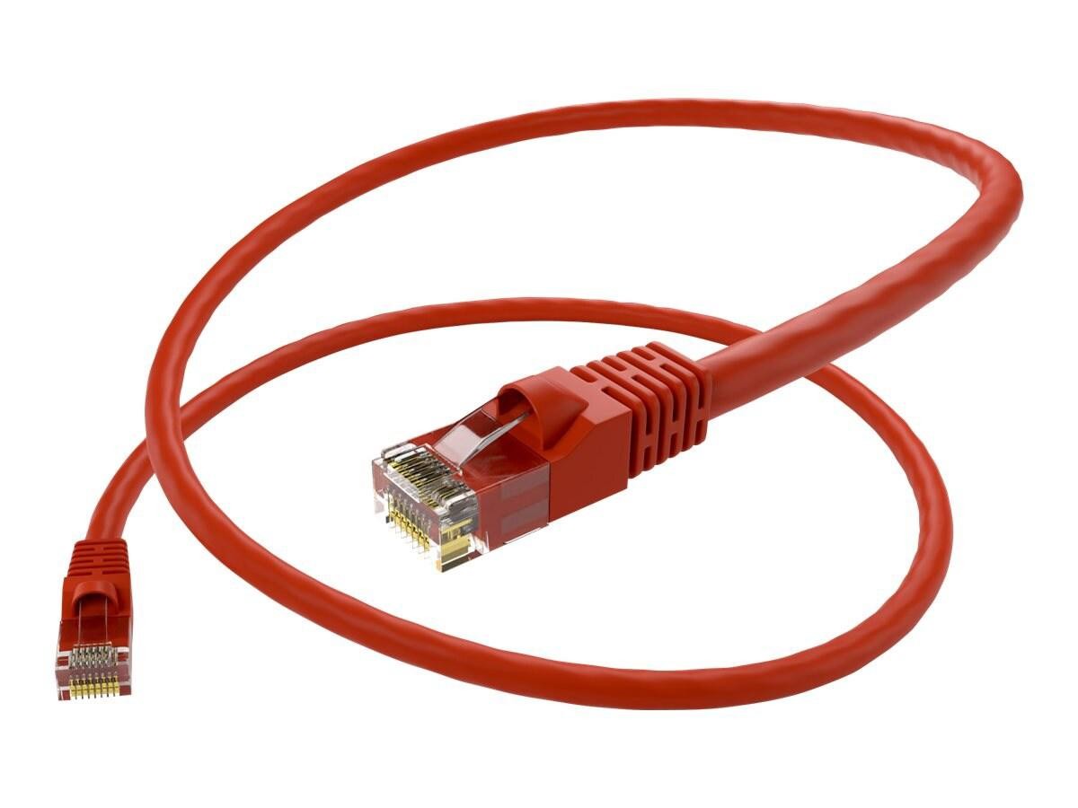 Unc Group Unc Cat6 Snagless Patch Cable, Red, 20FT
