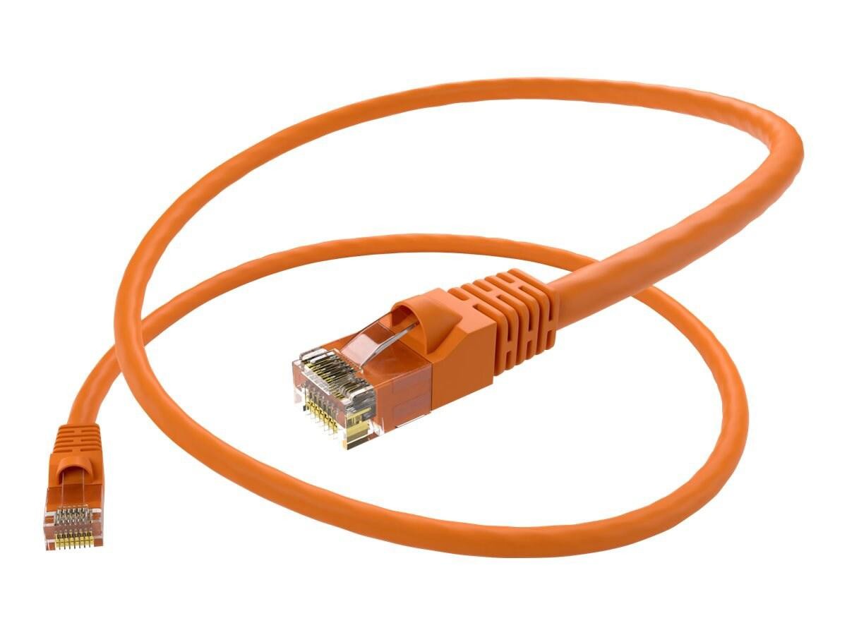 Unc Group Unc Cat6 Snagless Patch Cable, Orange, 7FT