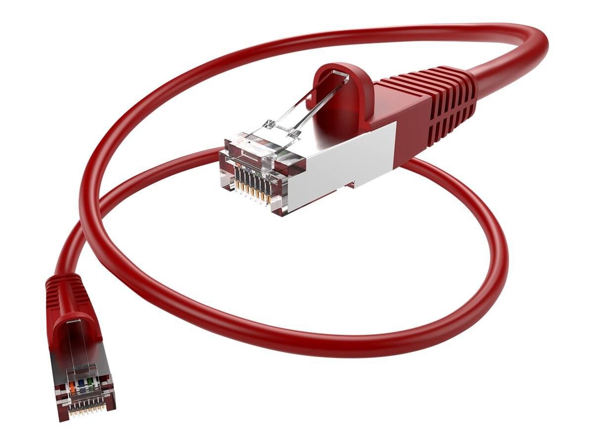 Unc Group Unc Cat6 Shielded S/FTP Snagless Patch Cable, Red, 50FT